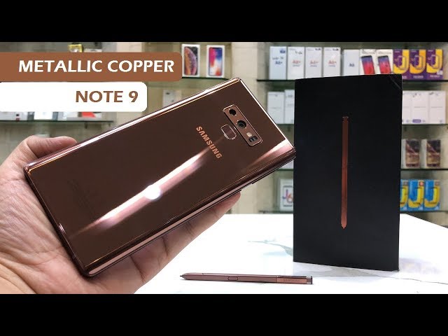 SAMSUNG GALAXY NOTE 9 METALLIC COPPER 8GB RAM 512GB ROM