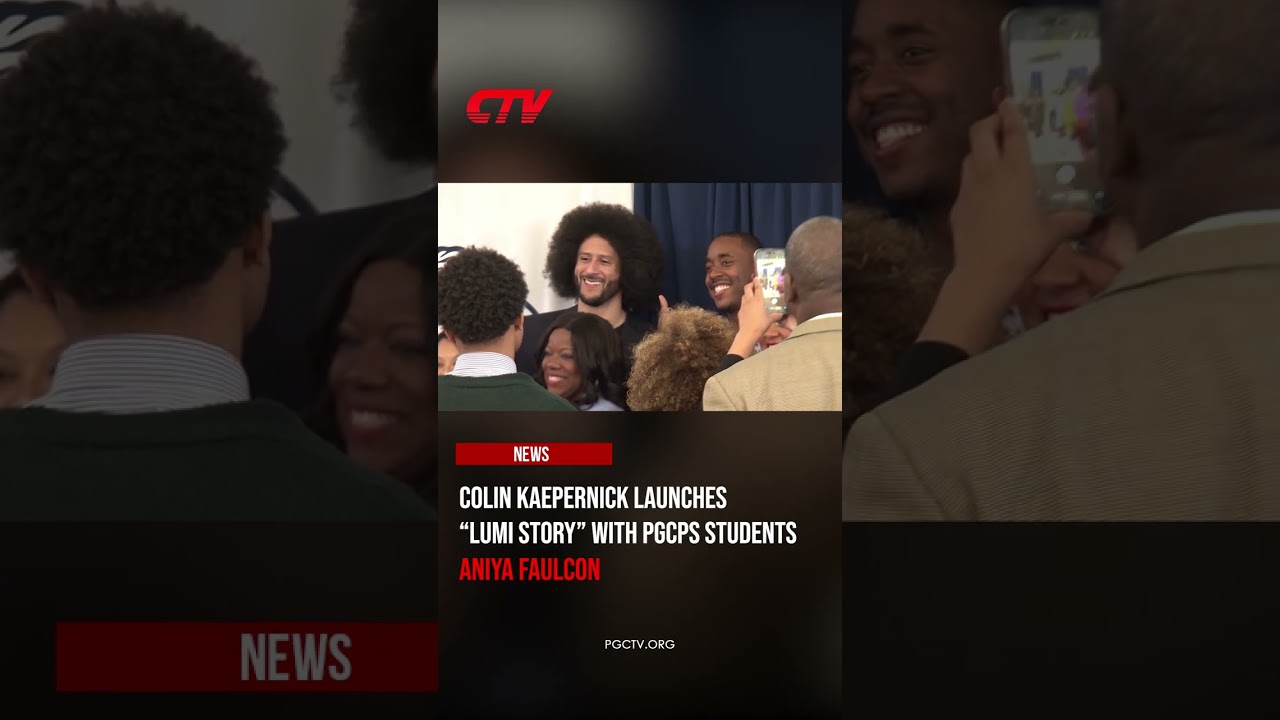 Colin Kaepernick Launches “Lumi Story” With PGCPS Students 