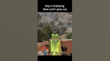 day 3 of playing Rust until I pass out #rust #gaming #memes #funny #rustclips #edit #pvp #challenge