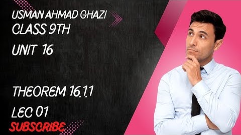 Class 9th || Unit # 16 || Theorems Related With Area|| Theorem 16.1.1 || Lecture # 01