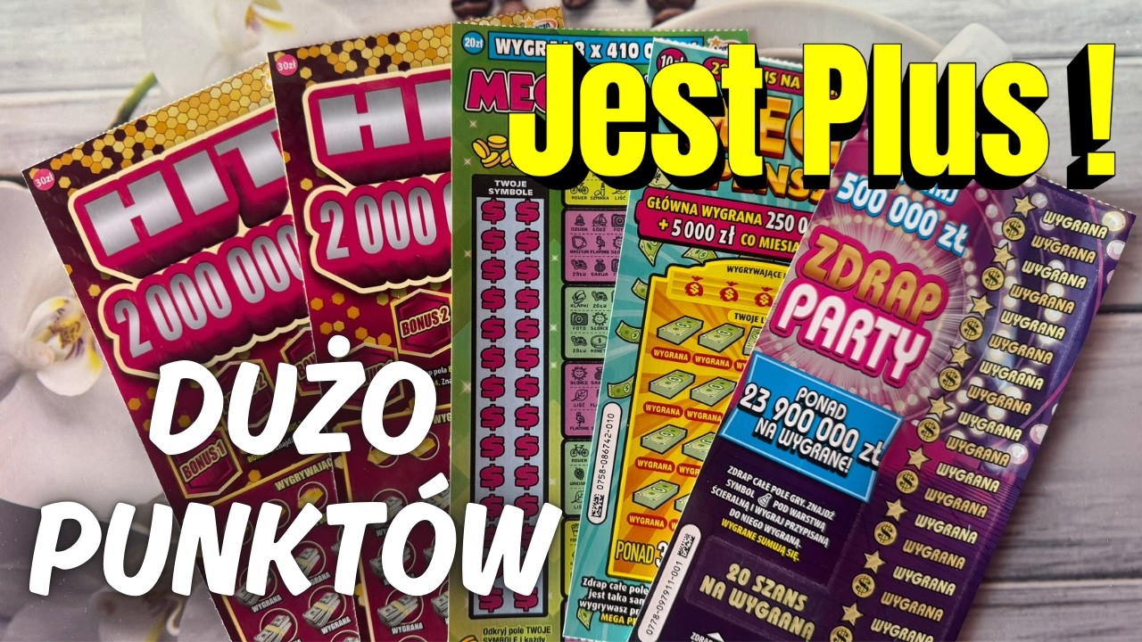 🥳Zdrapki Lotto👉ZDRAPKI ZA 100 ZŁ🤩NIEOFICJALNE MISTRZOSTWA KANAŁÓW😍JEST PLUS🥳WOOW🥳