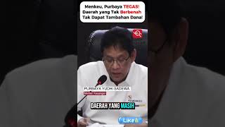  Menkeu Tegas Daerah Yang Tak Berbenah Tak Dapat Tambahan Dana   purbaya danadaerah