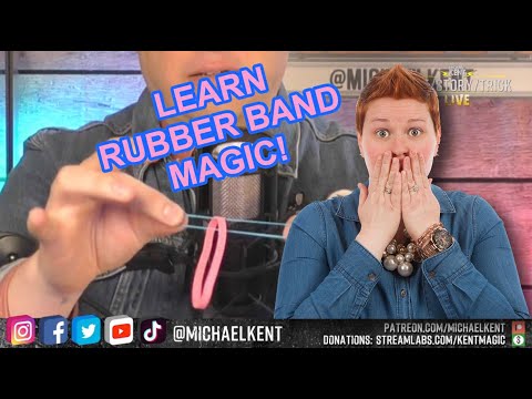 Learn a Rubber Band Magic Trick - Tutorial