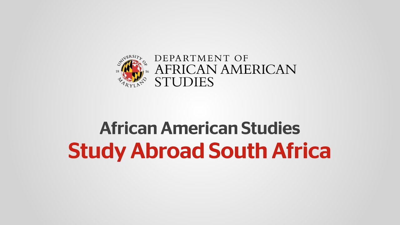 AASD Education Abroad | AASD | African American Studies Department |  University of Maryland, image size:1280x720