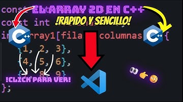 ¡Domina los Arrays 2D en C++ con Ejemplos Simples!