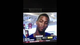 Funny Michael Kidd-Gilchrist Interview
