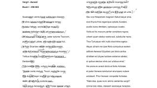 Virgil - Aeneid - I, 550-583