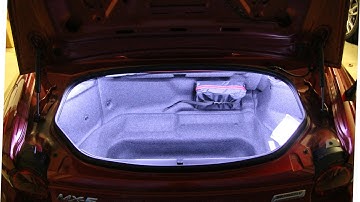 2016 Mazda Miata MX-5 adding Trunk LEDs
