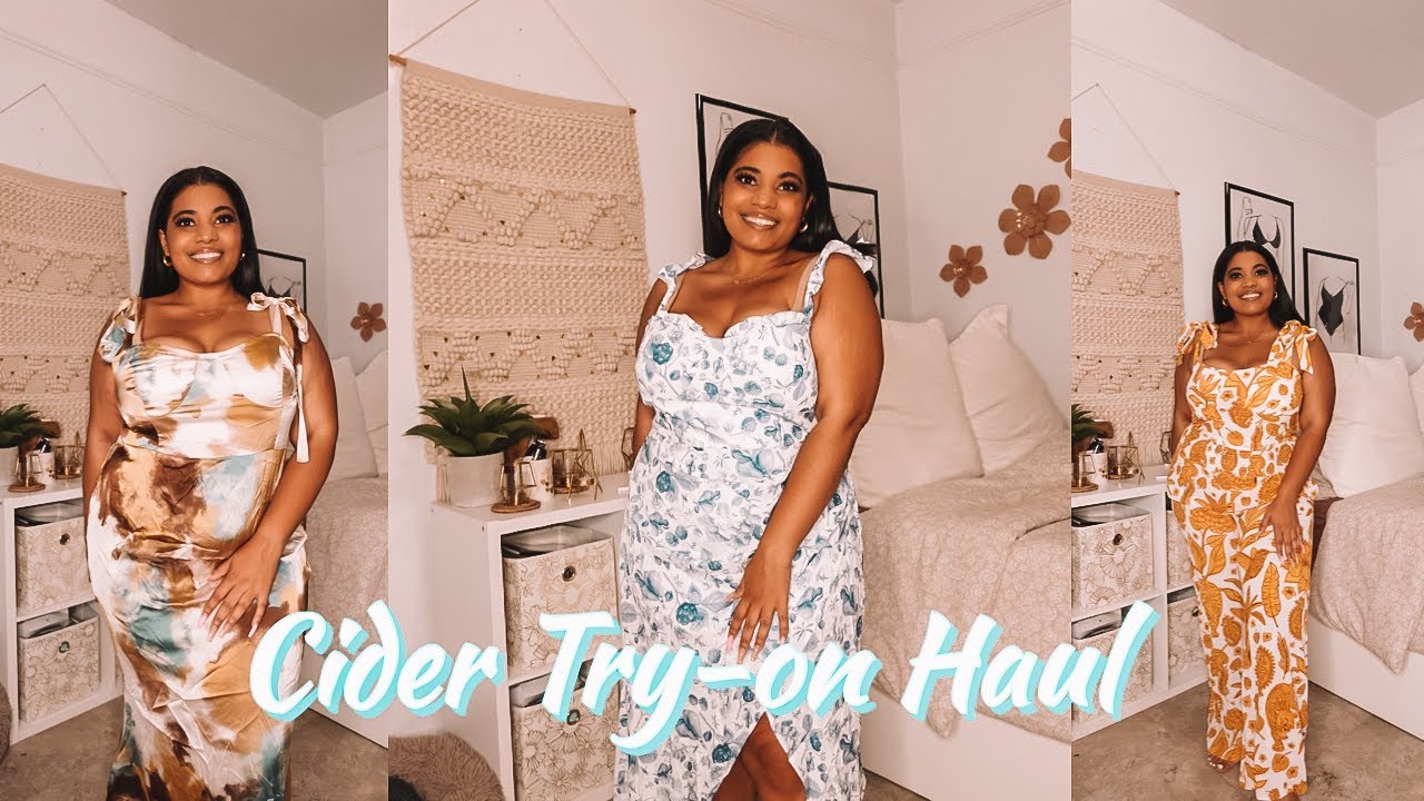 CIDER TRYON HAUL! With discount code! YouTube