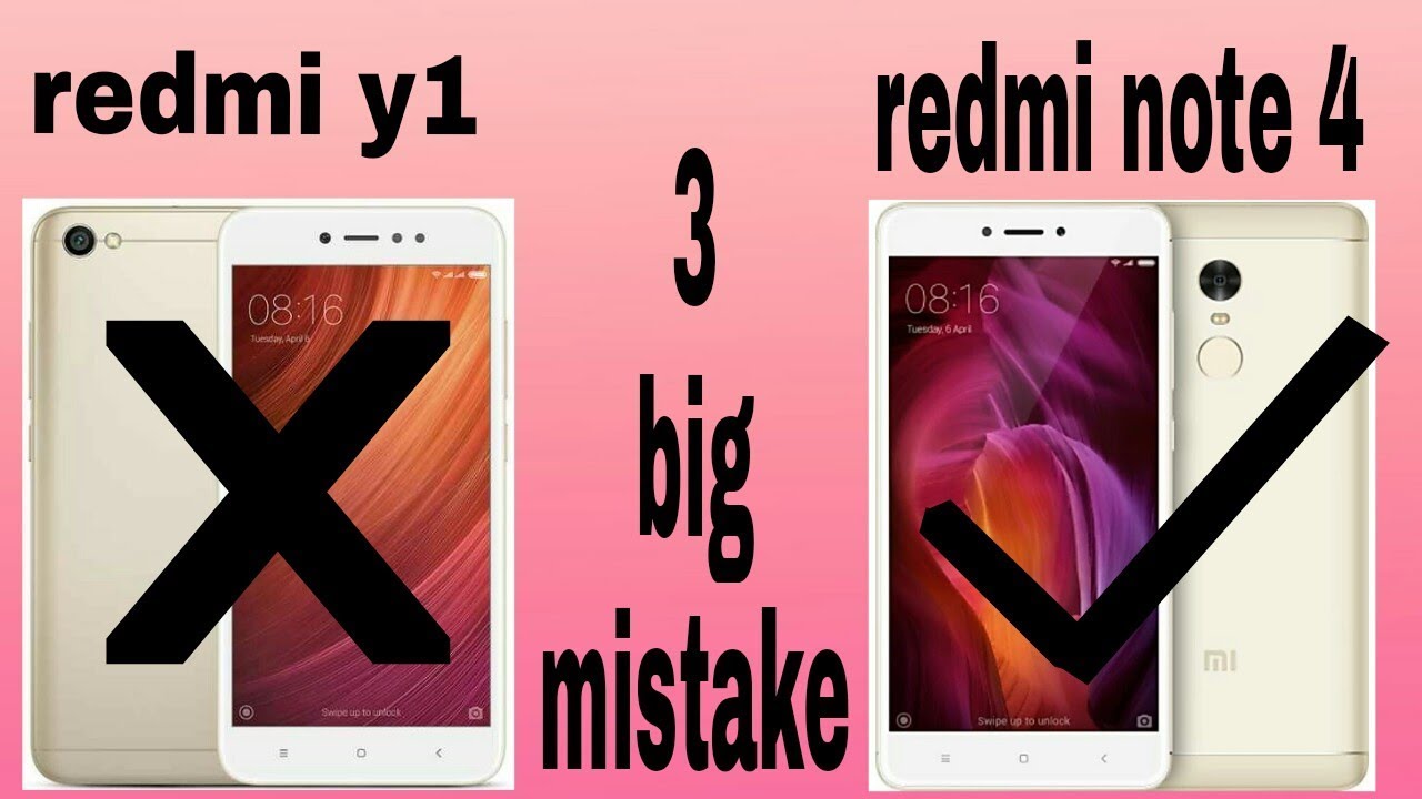 Redmi y1 Vs redmi Note 4 compair