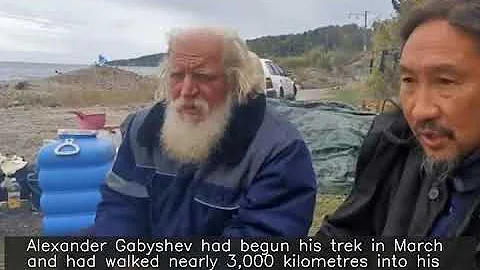 Shaman detained while walking across Russia to exorcise Putin