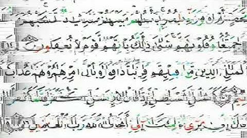 سورة الحشر مكتوبة للشيخ عبد الوالي الأركاني برواية حفص عن عاصم - القرآن كاملا -