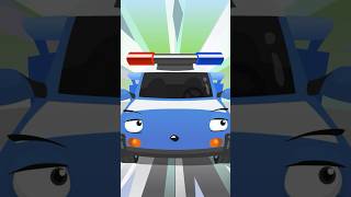 Police Car 🚓 Rescues Tractor 🚜 Car 🚗 Cartoon #racing #animation #policecar #carsforkids #tractor