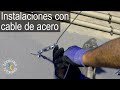 Cómo instalar cables de acero para colgar cargas (Bricocrack)