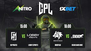 NITRO CPL CS:GO | G9 PIRATES vs Lobby Esports | brodyagi vs bears bars b0rz | Day 8