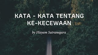 Kata - Kata Tentang Kekecewaan - Pas Untuk Status Wa