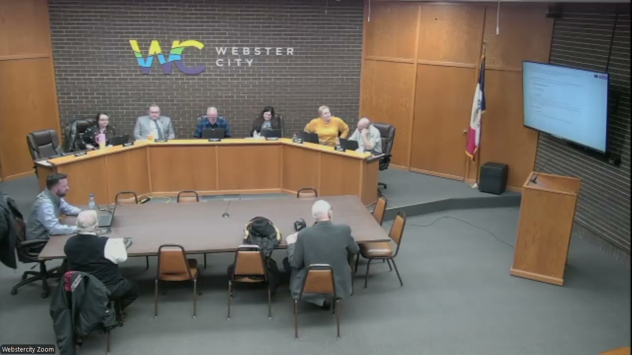 February 2, 2026 Webster City City Council Meeting