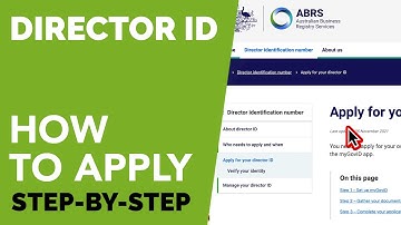How To Apply For Director ID (Australian Company Directors)