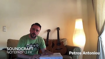 Soundcraft Notepad 12fx - Unboxing and Review