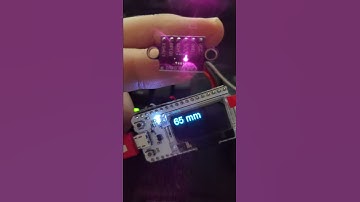 Higly accurate Laser distance sensor ESP32
