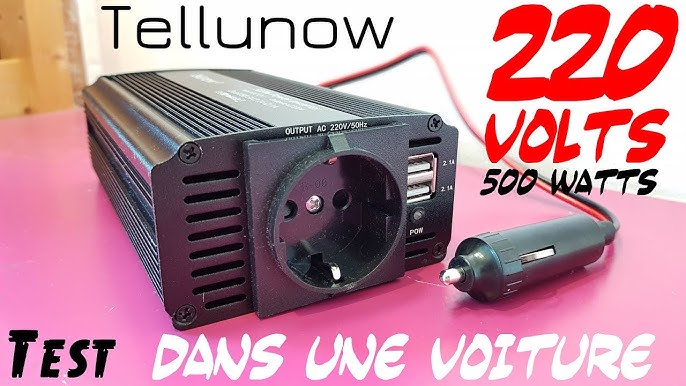 LIDL Convertisseur allume-cigare ULTIMATE SPEED USSW 300 A1 une prise 220V  dans la voiture! 