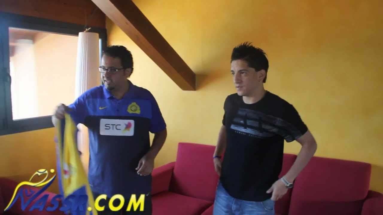 توقيع المحترف الارجنتيني مانسو مع النصر في برشلونة.wmv راموس اینستاگرام