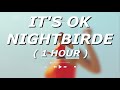 NIGHTBIRDE - It's Okay (Lyrics) 1 HOUR LOOP