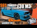 S65 powered BMW E30 M3 Fitting Drenth Sequential Gearbox - Part 3