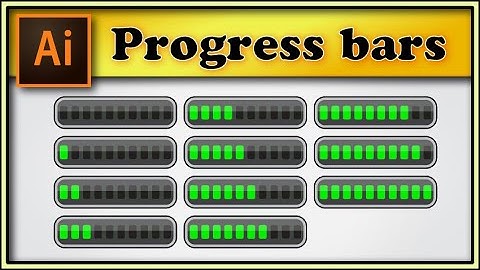 How To Create Progress Bar In Illustrator 📊 𝐄𝐀𝐒𝐘 📊