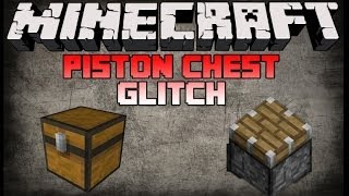 Minecraft PS3 - Hidden Piston Chest Glitch