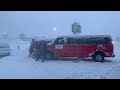 BLIZZARD Warning in Fargo, North Dakota