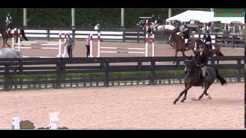 Filliberke and Abigail McArdle in the 1.30m at WEF