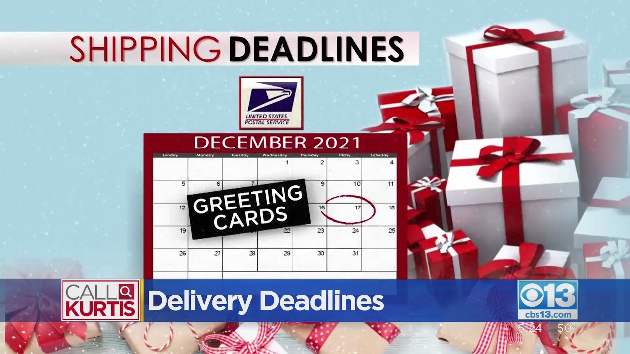 Holiday Shopping Deadlines Loom