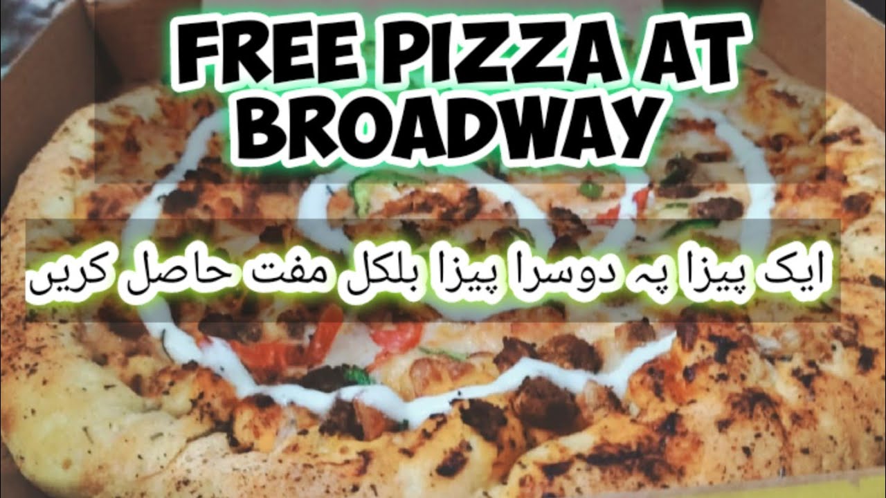 Broadway Free Pizza | Get free pizza at Broadway | Vouch365 - YouTube
