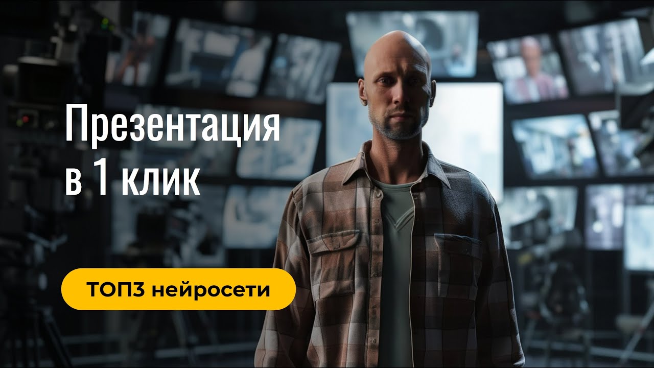 Презентация в 1 клик! ТОП3 нейросети!