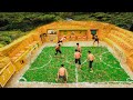 Build Underground Soccer Field In The Jungle With Brands And Football Team World Famous - full