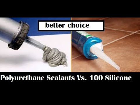 Polyurethane Sealants vs 100% Silicone sealants, the better choice !