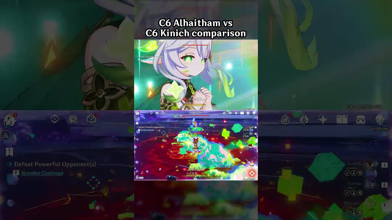 C6 ALHAITHAM VS C6 KINICH COMPARISON