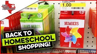 I recently went back to school shopping to get school supplies for homeschooling my boys this year. During my school supply 