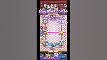 LOW ELIXIR COMBO| Tips |Tricks | CLASH ROYALE | @Clash_a_VGC #shorts #ytshorts #ytshort #trending