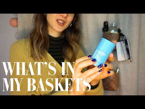 ASMR What’s in My Bathroom Baskets? 🧺 Cozy Product Sounds & Soft Spoken