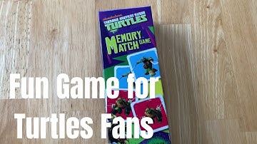 Teenage Mutant Ninja Turtles Memory Match Game