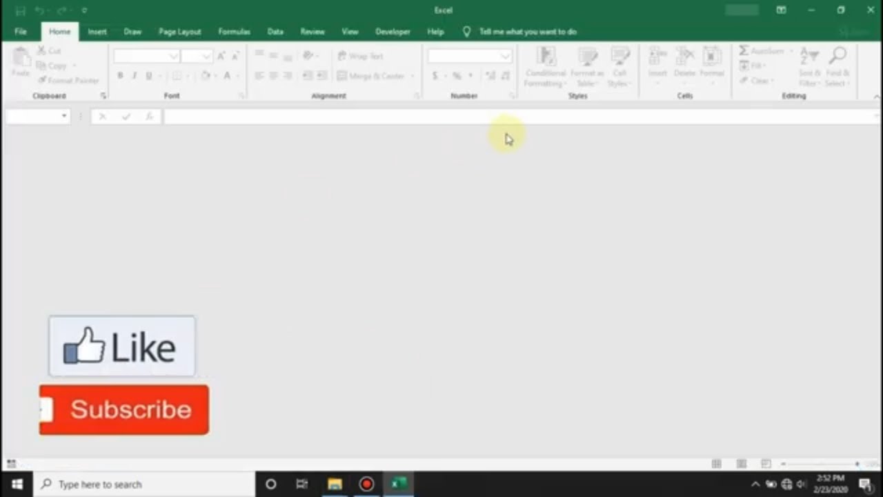 Cara Atasi File Excel Saat Dibuka Blank Atau Kosong Youtube