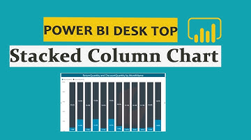 How to create 100% stacked column chart in power bi desktop in Telugu. part (9)
