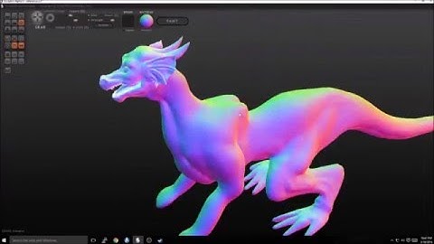 Modeling a dragon in Sculptris