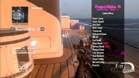 PS3 Project Hidden V1 Black Ops 2 GSC Mod Menu 119