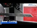 Professional round tube square tube H L C type tube fiber laser cutting machine bevel cutting