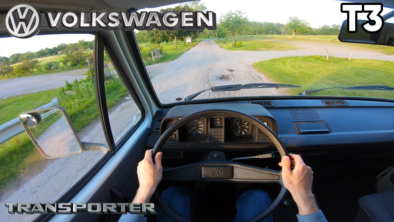 1987 Volkswagen T3 Transporter (112 HP) POV Test Drive | Walkaround, 0-100, Highway