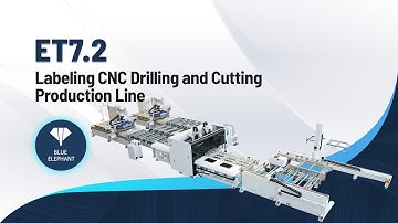 Best Performance ET7.2 Labeling CNC Drilling and Cutting Production Line for Sale in Spain ESP
