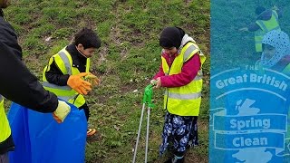 Birmingham residents take part in the Great British Spring Clean Campaign